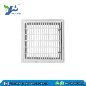 12inch Big Pool Outlet Drain Cover Rectangle White ABS Main Drain for Swimming Pool  12inch Big Pool Outlet Drain Cover Rectangle White ABS Main Drain for Swimming Pool 