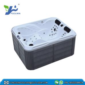 The manufacturer provides outdoor SPA massage bathtubs with constant temperature acrylic surfing massage pools 