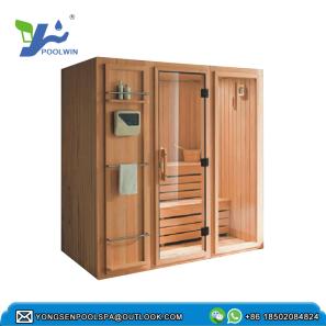 Faction Luxury Style Sauna Room outdoor Customized Qualified Wooden Spa Tub Sauna Rooms