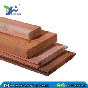 Mulberry room sweat room special wood Canadian cedar wall bench board floor wood 