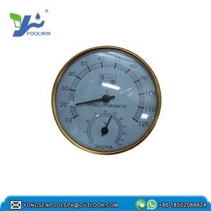 Sauna special accessories Durable stainless steel temperature and humidity table 