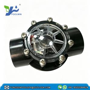 7235 Check Valve 1.5 Inch to 2 Inch 2-Way Valve, 180-Degree Check Valve Replacement for Swimming Pool